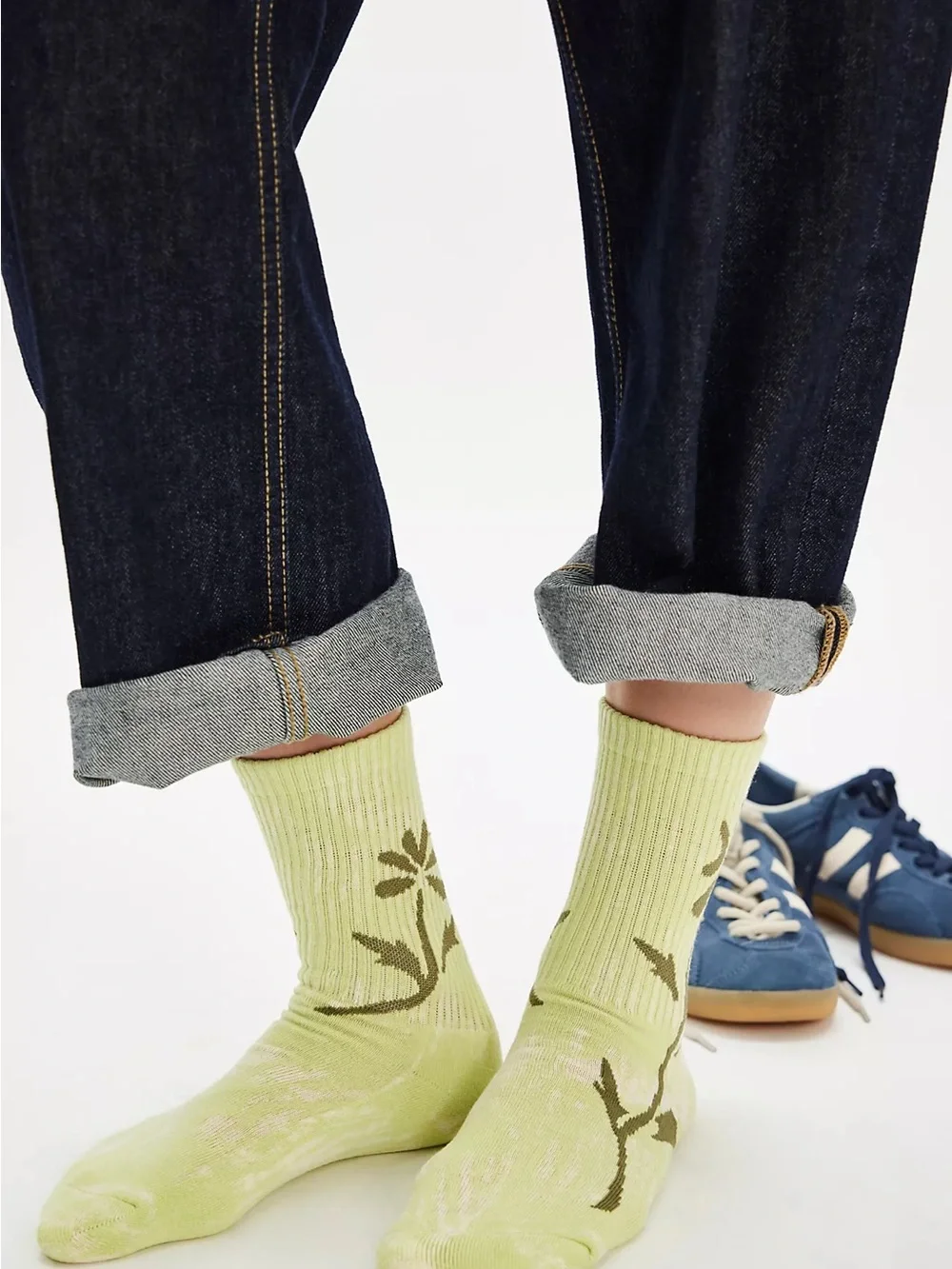 NWT Free People Floral Sky Socks
